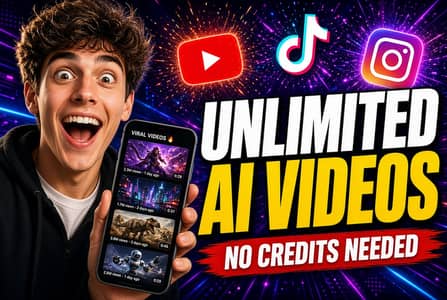 Unlimted credit Video generater for growing social media accounts