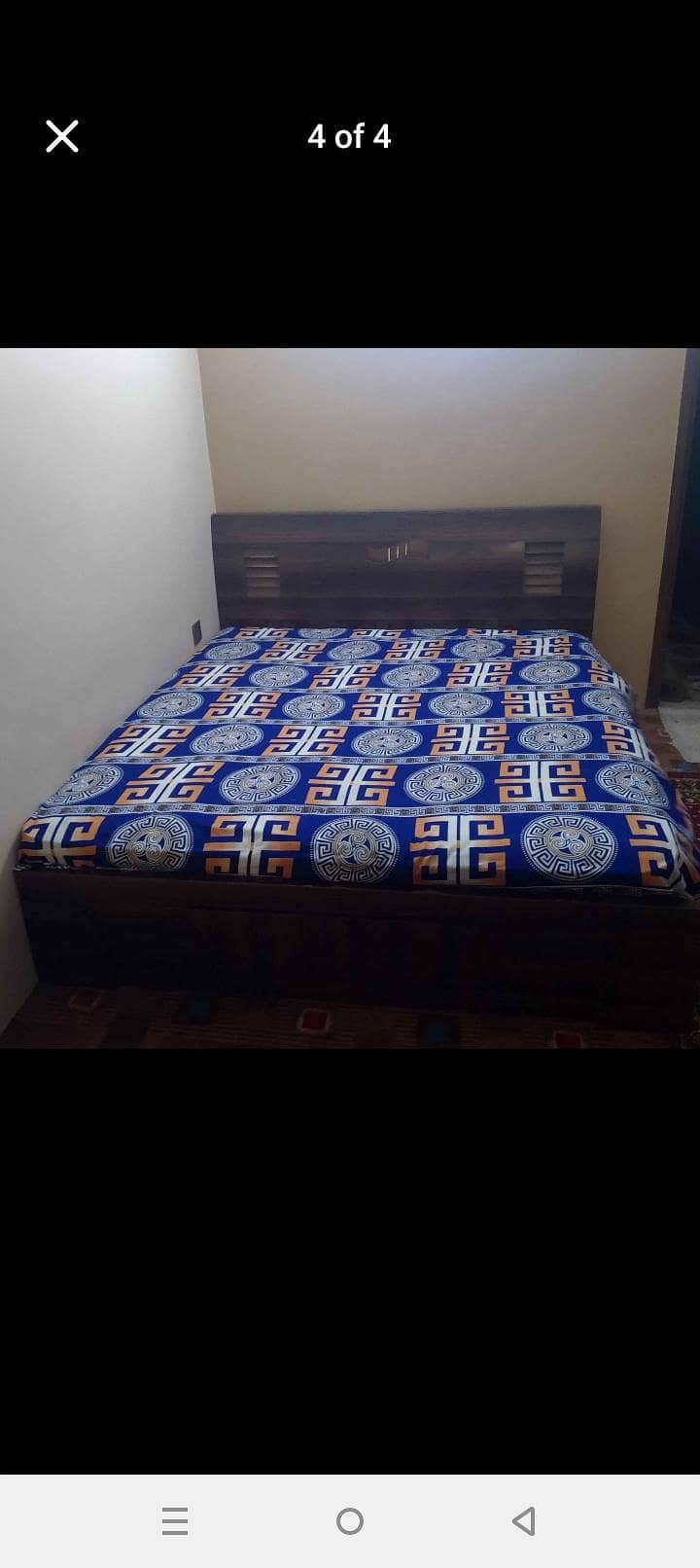 bed with mattress 1