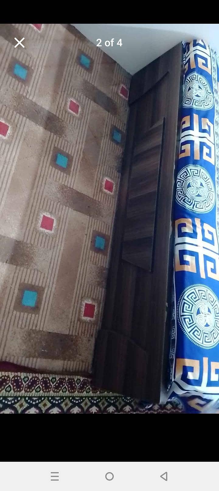 bed with mattress 2