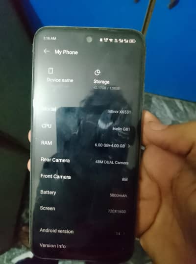 Infinix Hot 50i 6+4/128