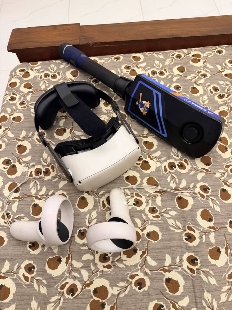 Oculus Quest 2 + IB Cricket Bat 4