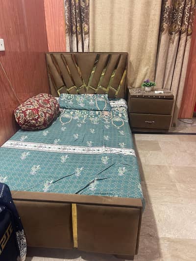 Royal Unique Design Bed With side drawers