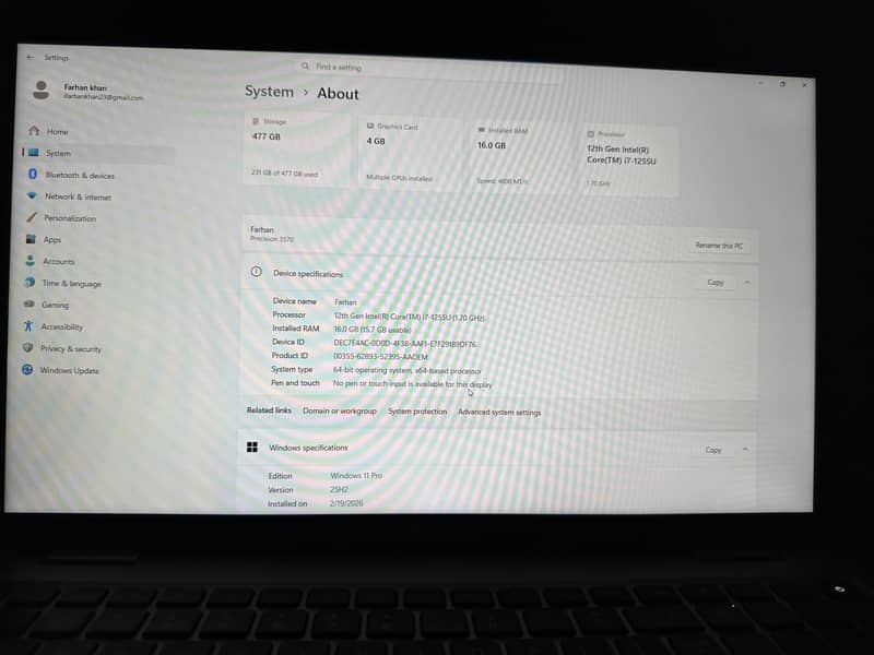 Dell Precision 3570 3