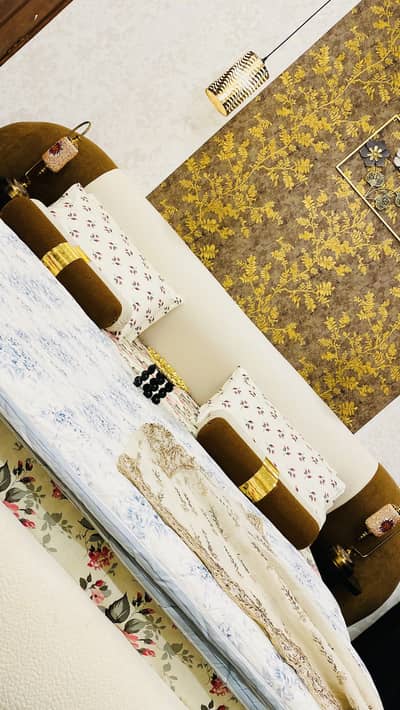 BRAND NEW KING SIZE PREMIUM TURKISH BEDROOM SET 10ft FRONT HEADBOARD