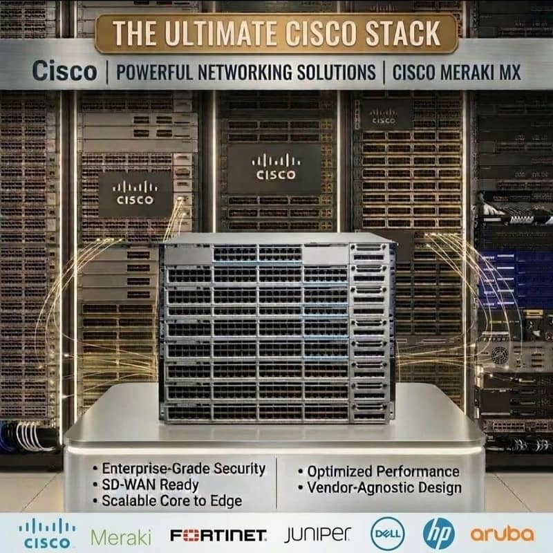 Premium Cisco Networking Gear | Fortinet 40F | Complete Tech Setup ...