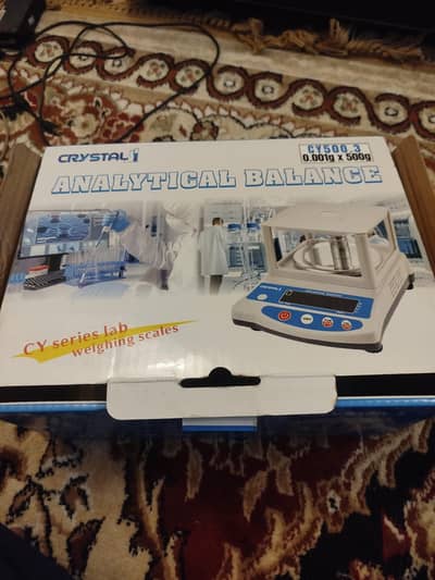 Crystal CY500-3 Digital Analytical Balance 0.001g 500g | Like New
