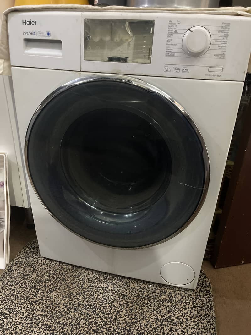 Haier front load Fully automatic washing machine 0