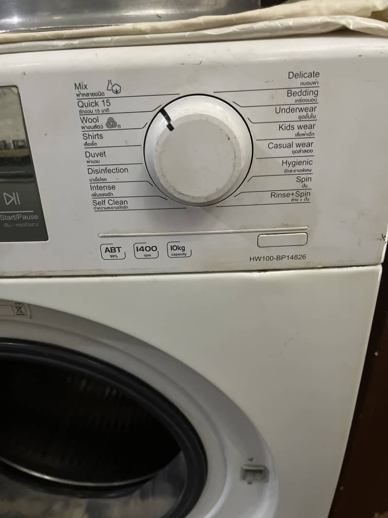 Haier front load Fully automatic washing machine 4