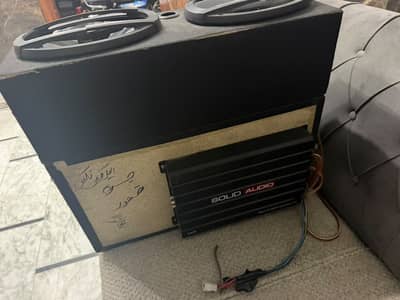 Full sound system amplifier basser speaker