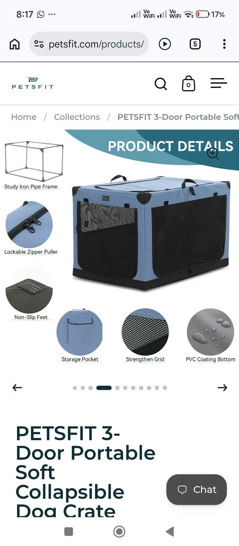 PETSFIT portable dog crate — photo 8
