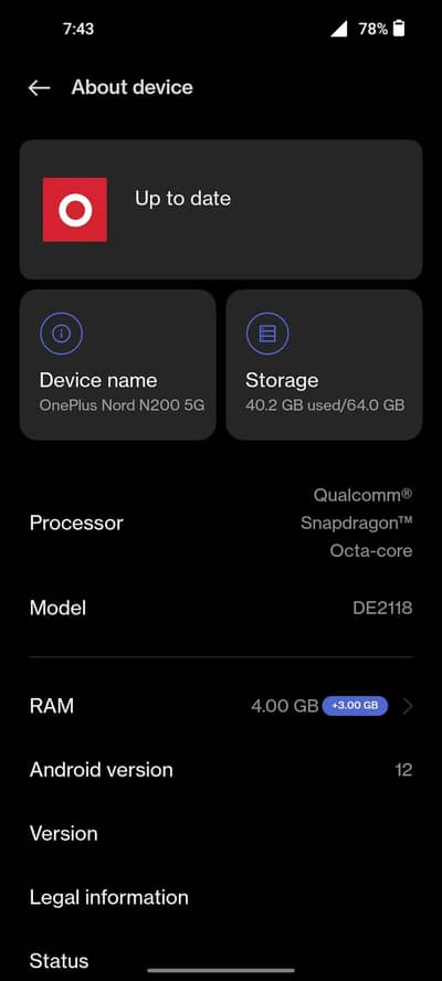 One Plus Nord N200