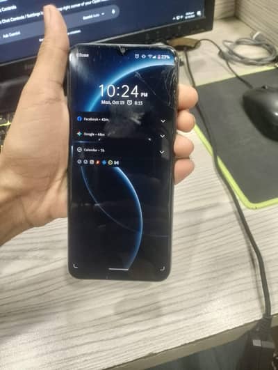 Realme C25Y with box
