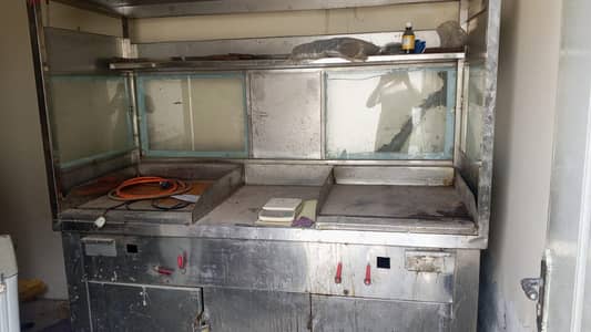 shawarma burger counter