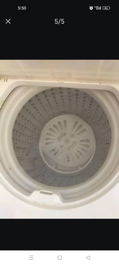 brand new washing machine  and one semi automatic spinner