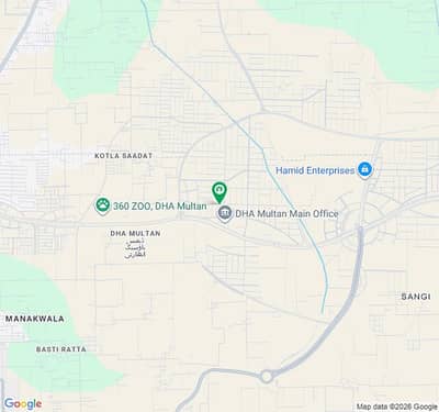 Premium 1 Kanal Corner Park-Facing Plot for Sale in Sector H, DHA Multan Phase 1 | Near Masjid & Commercial Market