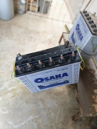 Two nos. old solar batteries for sale