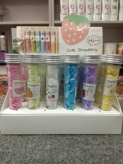 Travel Flower Paper Soap Tube