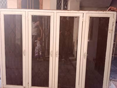 Used Iron Safety Grills, Glass Windows and Net Doors for Sale