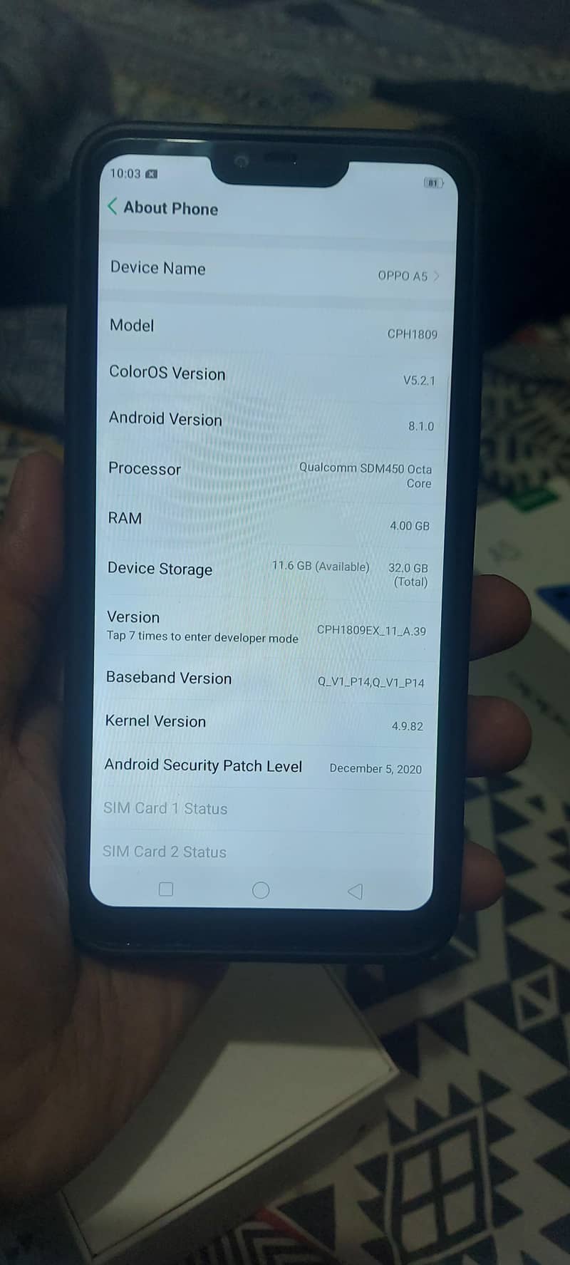OPPO A5 4