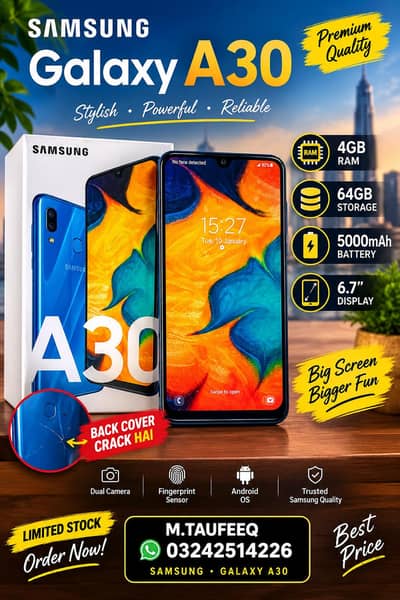Samsung Mobile A30