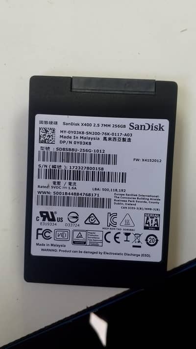 SanDisk SSD 256gb