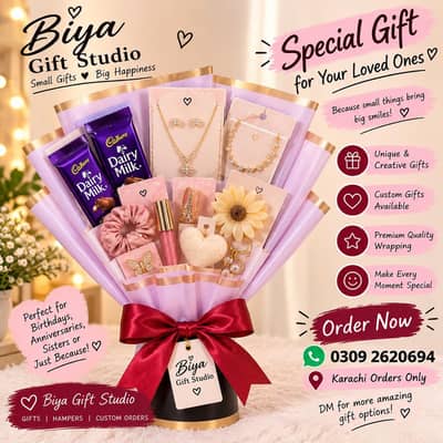 Customized Birthday Gift Hamper | Biya Gift Studio