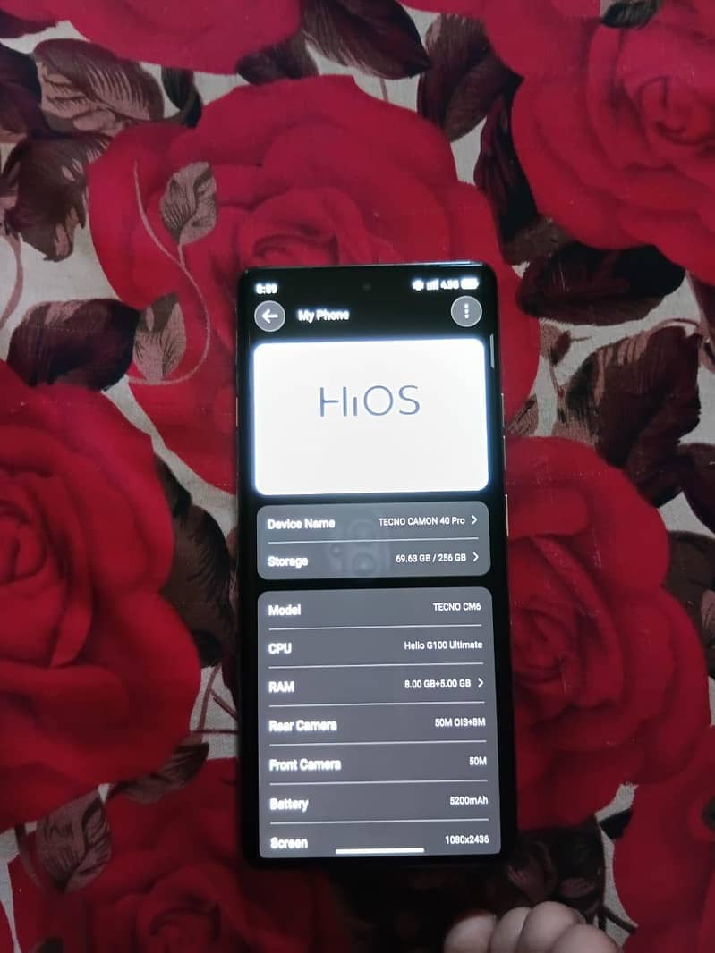 Tecno CAMON 40 Pro complete box 3