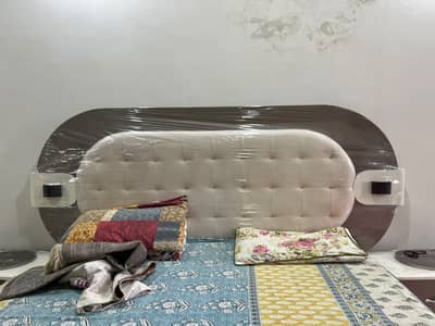 Luxury King Size Bed Set with Stylish Headboard | Bedroom Furniture