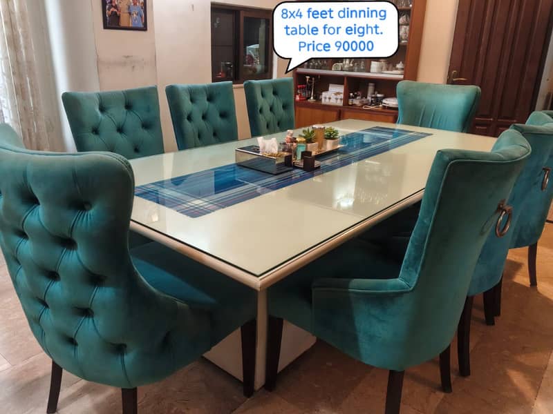 Dining Table with 8 Chairs 0