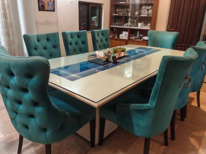 Dining Table with 8 Chairs 4