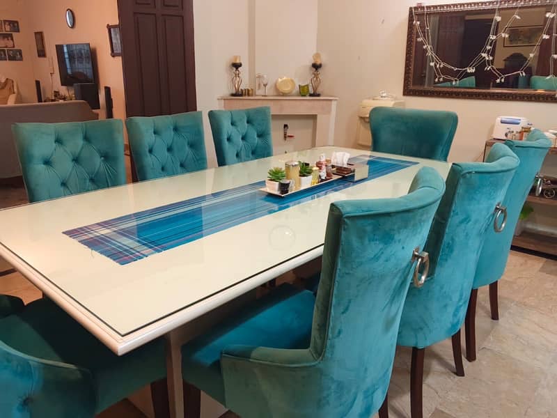 Dining Table with 8 Chairs 5