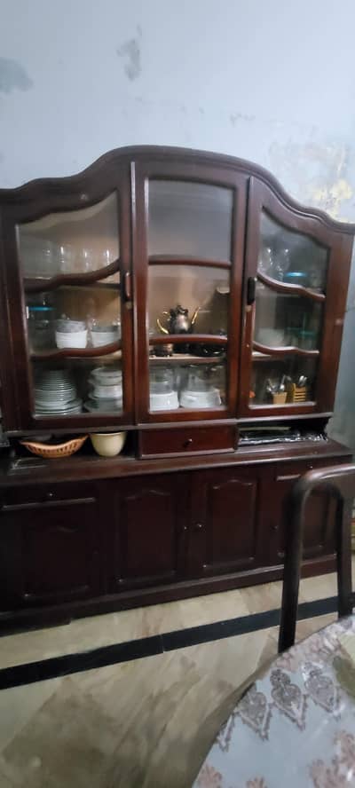 wooden console table