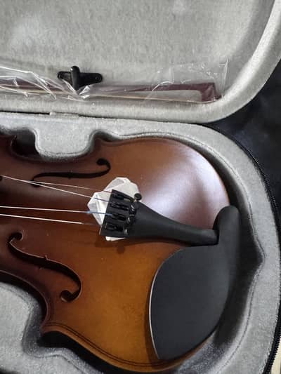 4x4 size wooden high quality violin available with all accessories