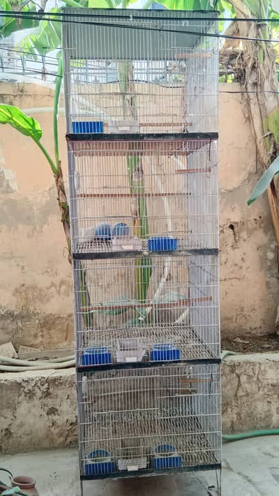 4 portion galvanized cage
