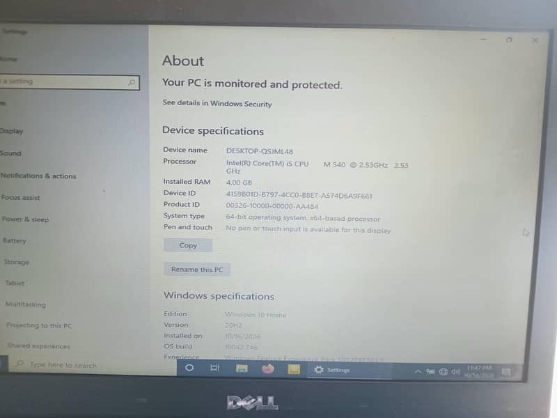 Dell 4 128 0