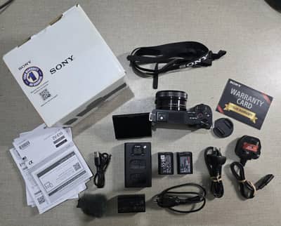 Sony ZV-E10 4K Camera + Kit Lens Combo Kit | Almost New