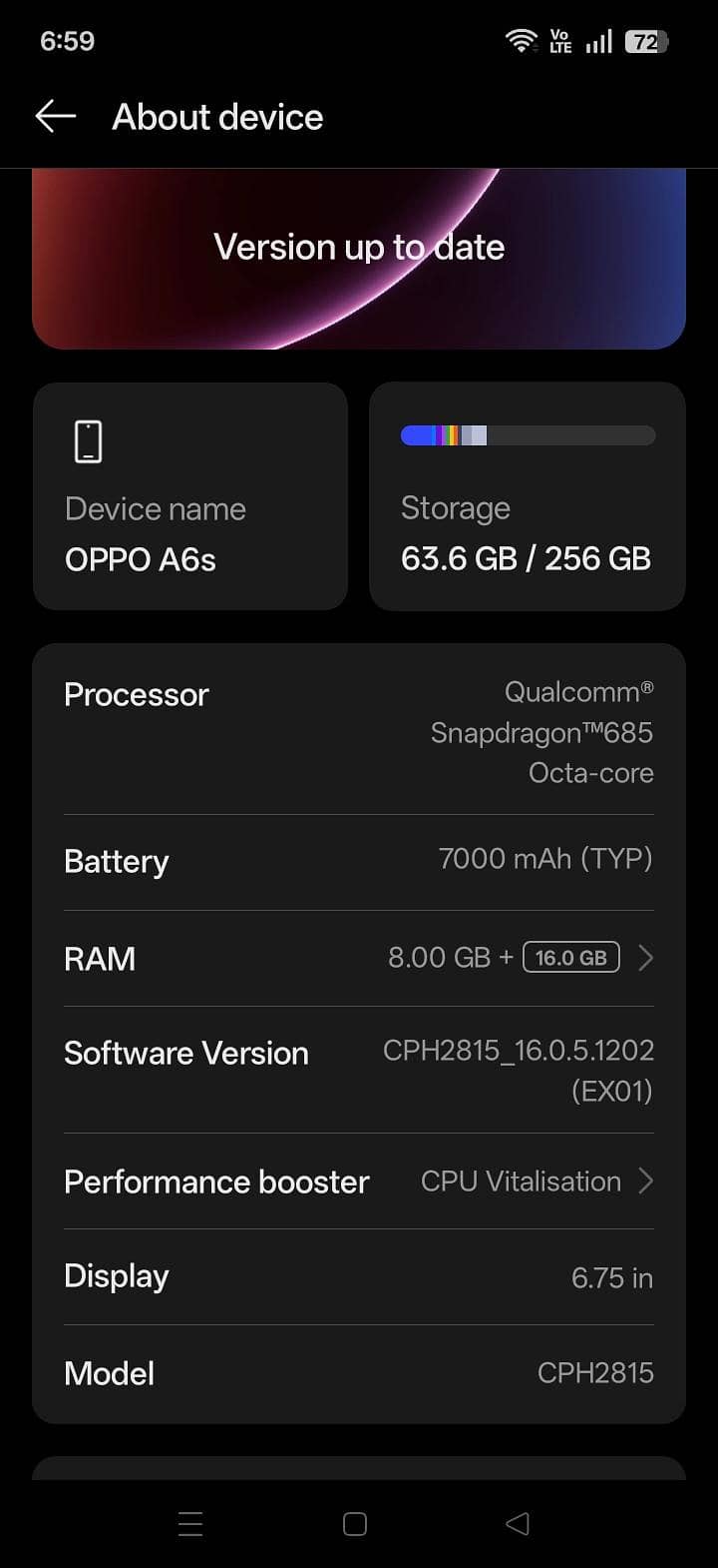 OPPO A6s 7