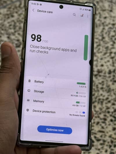 Samsung Mobile Note 10 Plus 5g 12 256 gb