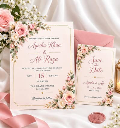 wedding card invitation