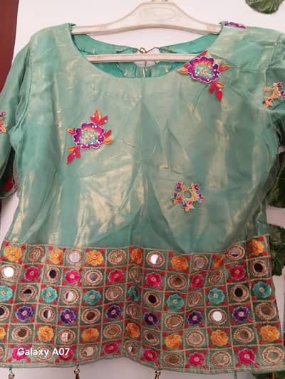 short leghna shirt