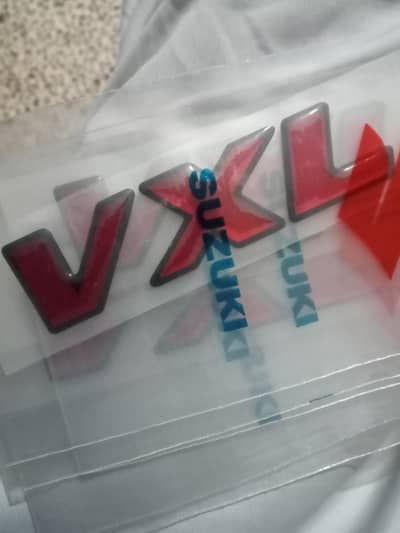 VXR and VXL Stickers
