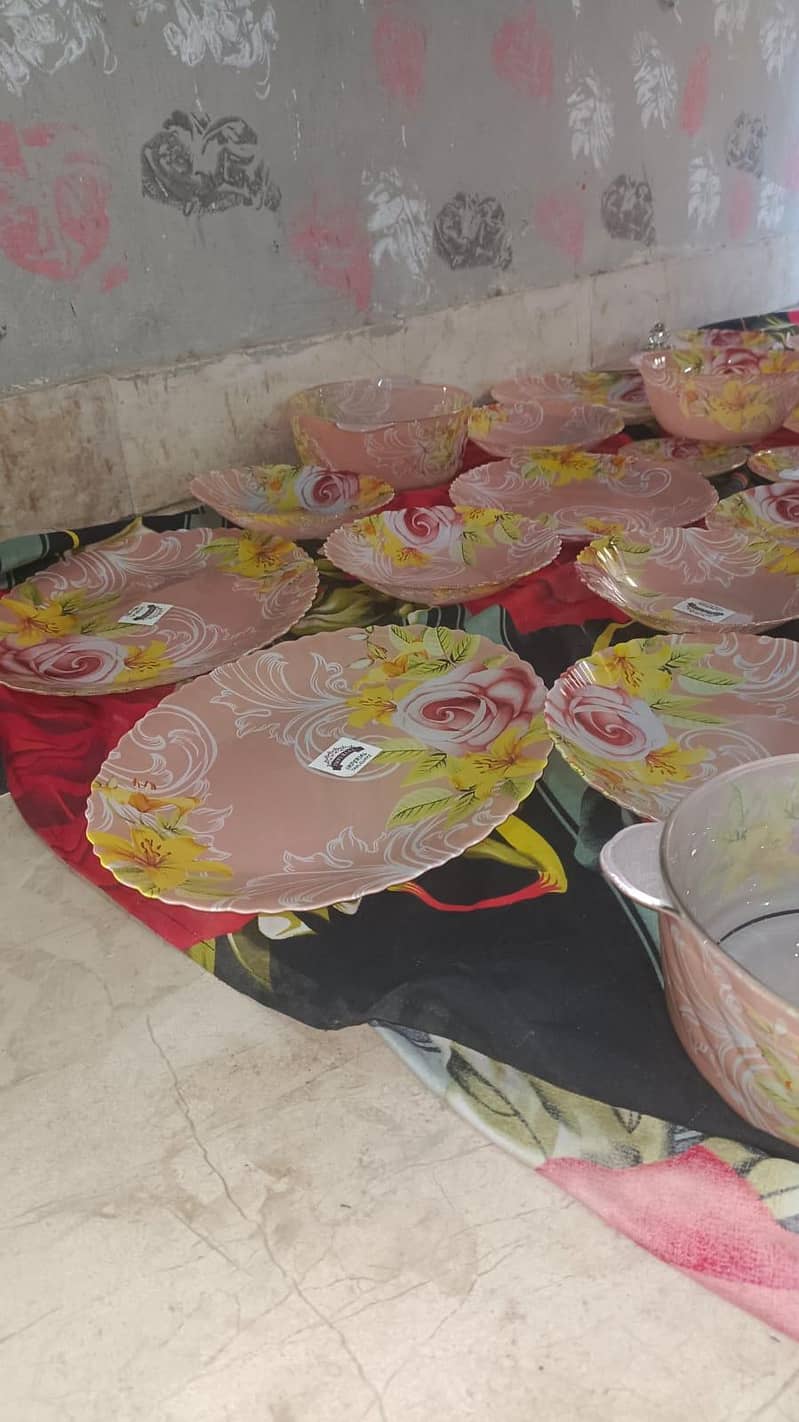 glass dinner set 1