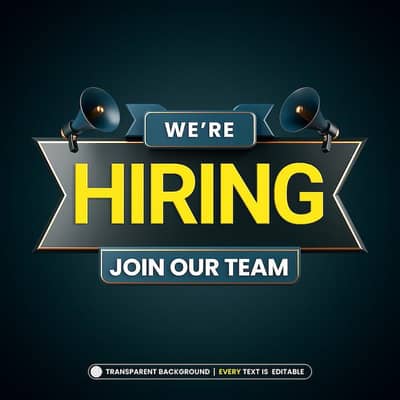 office work and online work available for males and females