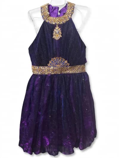 baby girl purple party frock 5 year fancy