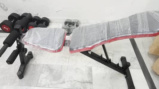 Adjustable Bench for home gym incline, decline , straight, brand new