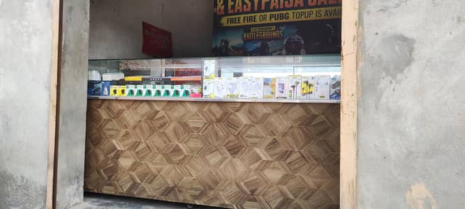 mobile shop counter and accessories