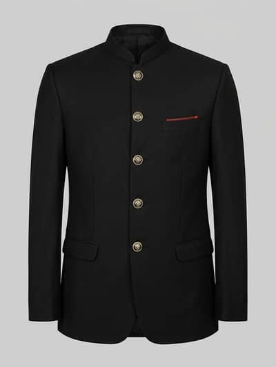 Black prince cort and blue pant coat