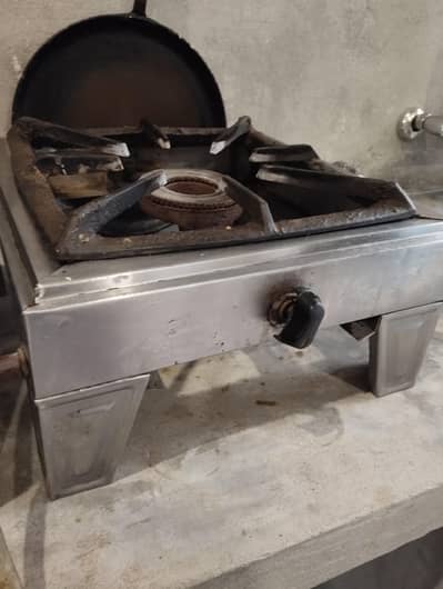 Heavy Duty Stainless Steel Gas Chulha for Sale