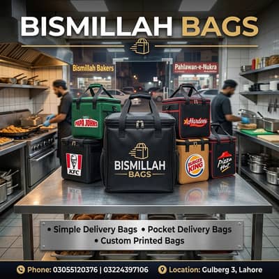 food delivery bag box / Pizza Delivery bag hot & cold sale in Pakistan