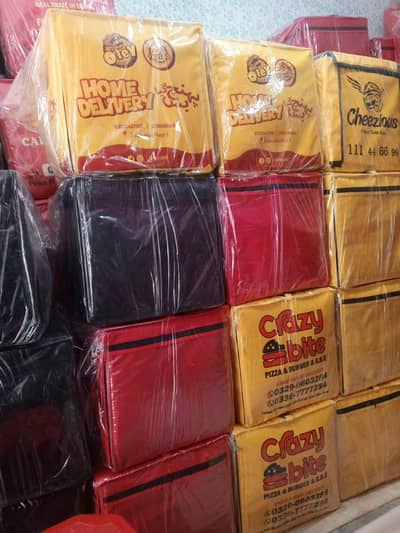 food delivery bag box / Pizza Delivery bag hot & cold sale in Pakistan
